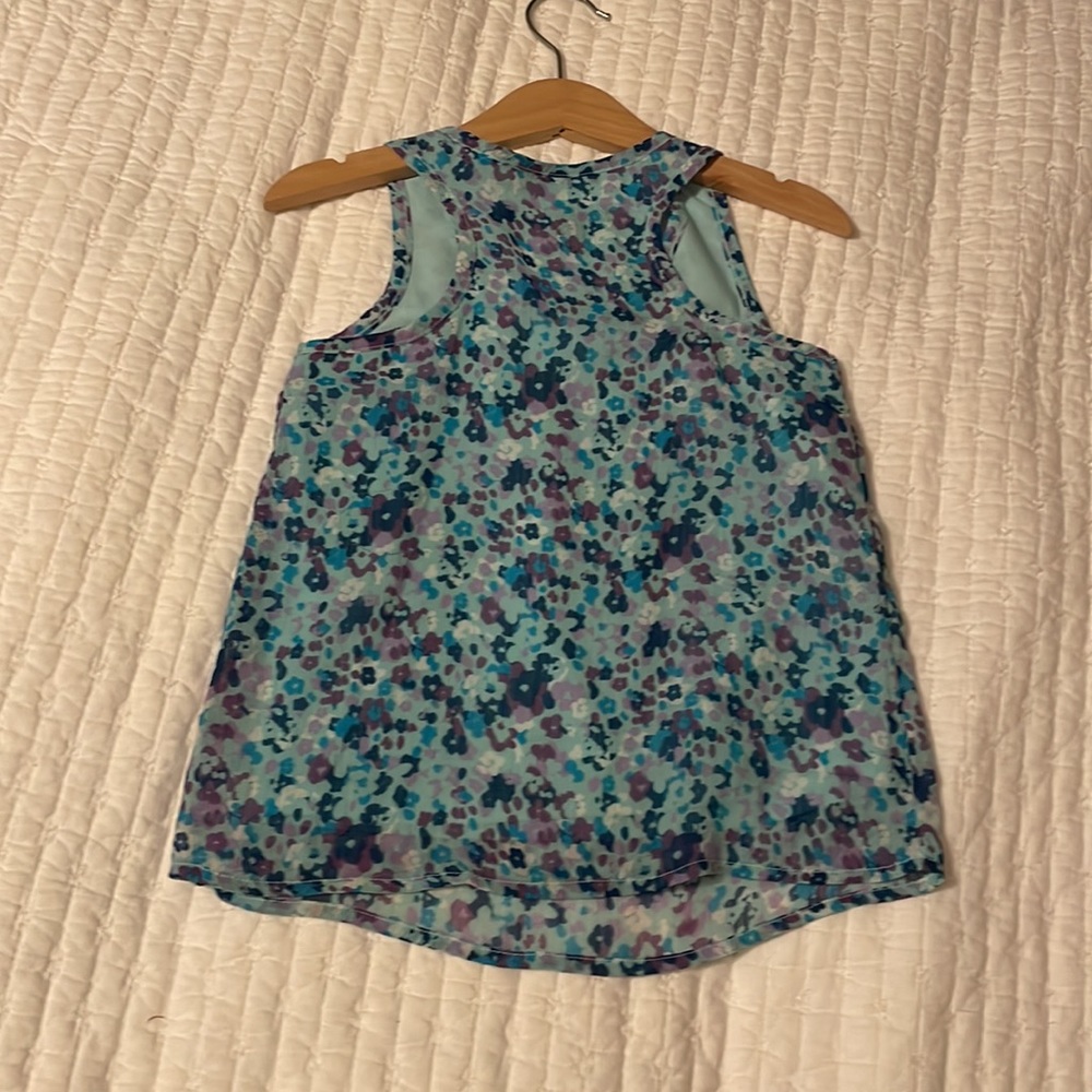 Basic Editions Blue tank EUC Size 4/5